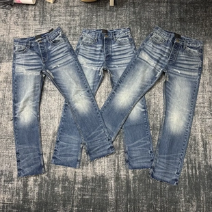 补货中!hzw自主非7th牛仔水洗裤