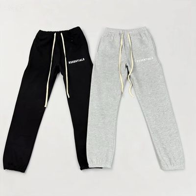 福利单品！当天发出！hzw自主非Ess老复线双色毛圈束脚卫裤