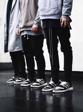 【现货】hzw自主非FEAR OF GOD FOG3rd纯黑布裤