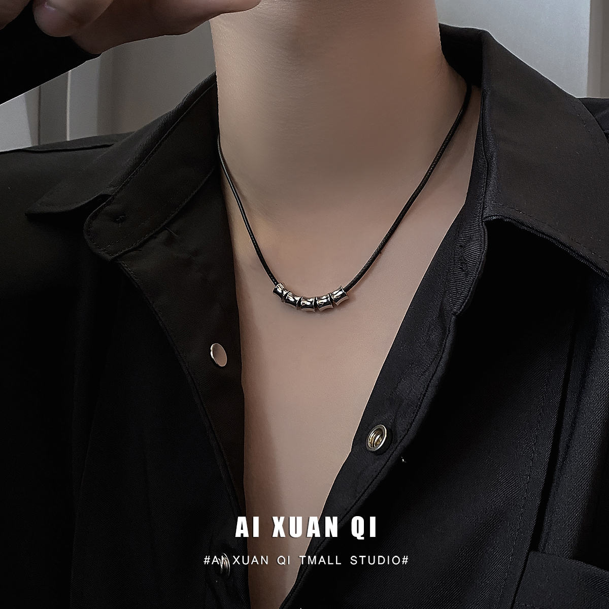 钛钢男不掉色项链时尚潮男