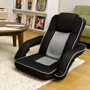 床上椅子靠背宿舍榻榻米懒人小沙发飘窗靠背带扶手电脑休闲折叠椅