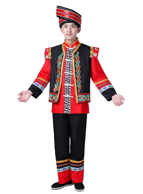 少数民族云南葫芦丝套装演出服