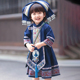 儿童新款 女童日常苗族瑶族演出表演服 广西壮族三月三少数民族服装