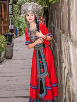 Ethnic minority costumes: Miao, Guangxi Zhuang, Yao and Yi performance costumes, Tujia travel photography and portrait costumes thumbnail 7