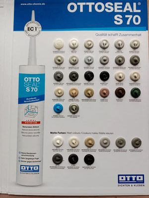 OTTO奥托硅胶德国原装进口玻璃胶室内收边用胶防水防霉耐候不变色