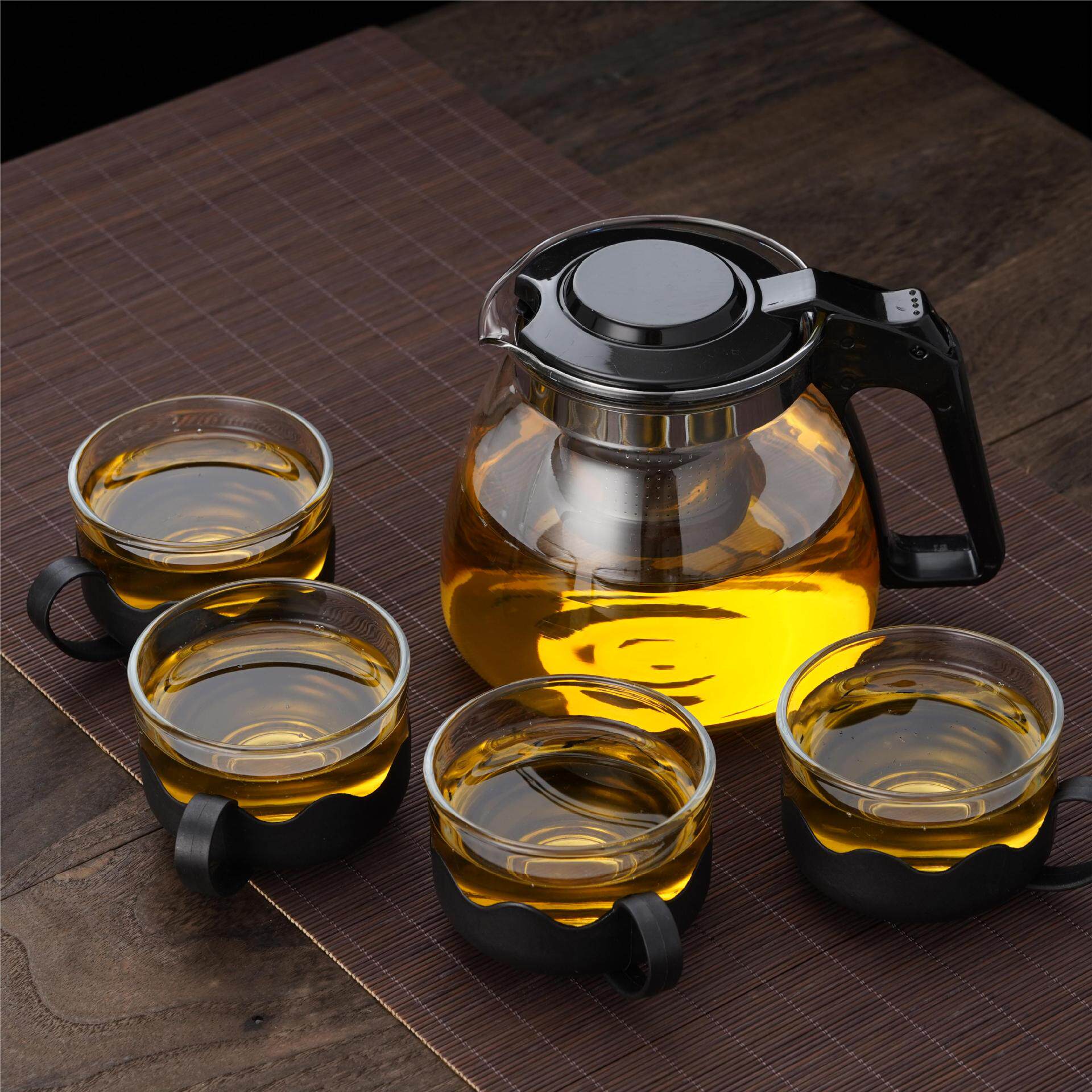 茶吧机通用水壶家用泡茶壶玻璃单壶保温茶壶饮水机耐高温茶具套装