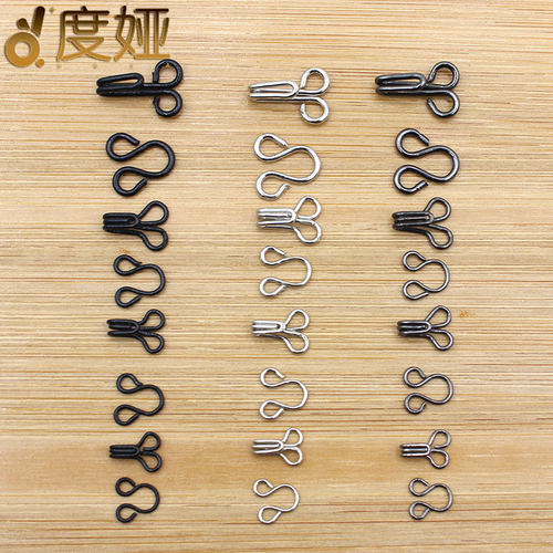 金属大号小号风纪扣领钩隐形搭扣