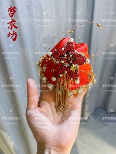 原创快乐阳光女童高端红歌头饰女唱歌演出帽