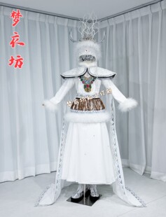 快乐阳光演出服《鄂伦春的小乌特》女童鄂伦春族蒙古族唱歌民族服