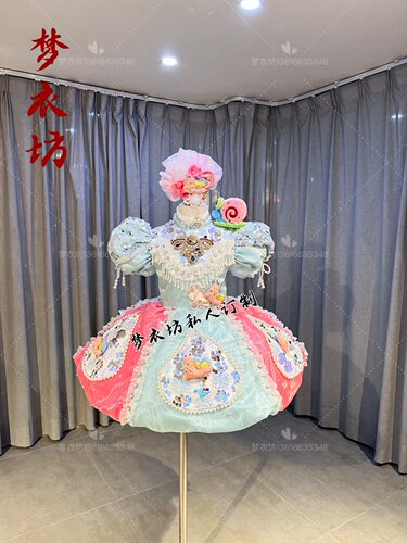 女童小飞马可爱风短款唱歌演出服