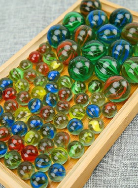 14mm玻璃球25mm玻璃珠弹珠机专用玻璃珠子大小弹珠儿童游戏机弹珠