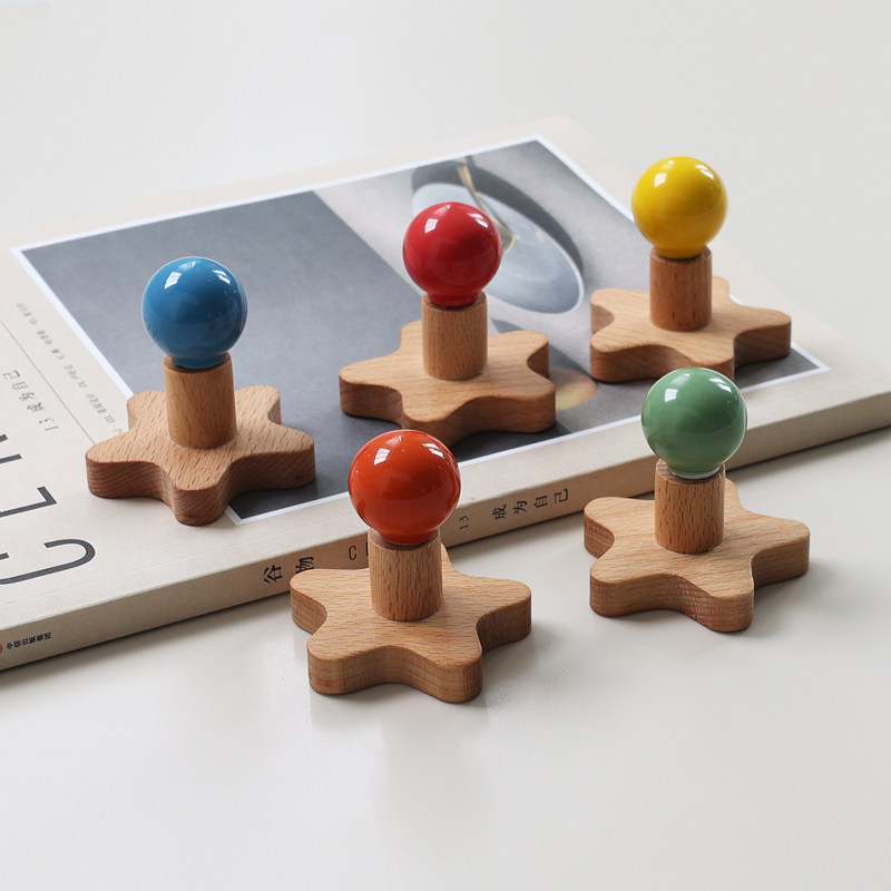 实木挂钩强力粘胶免打孔门后玄关柜门 厨房浴室粘贴挂钩可爱创意,收纳整理,挂钩/粘钩,淘宝优惠券,粉丝福利购,淘宝优惠卷