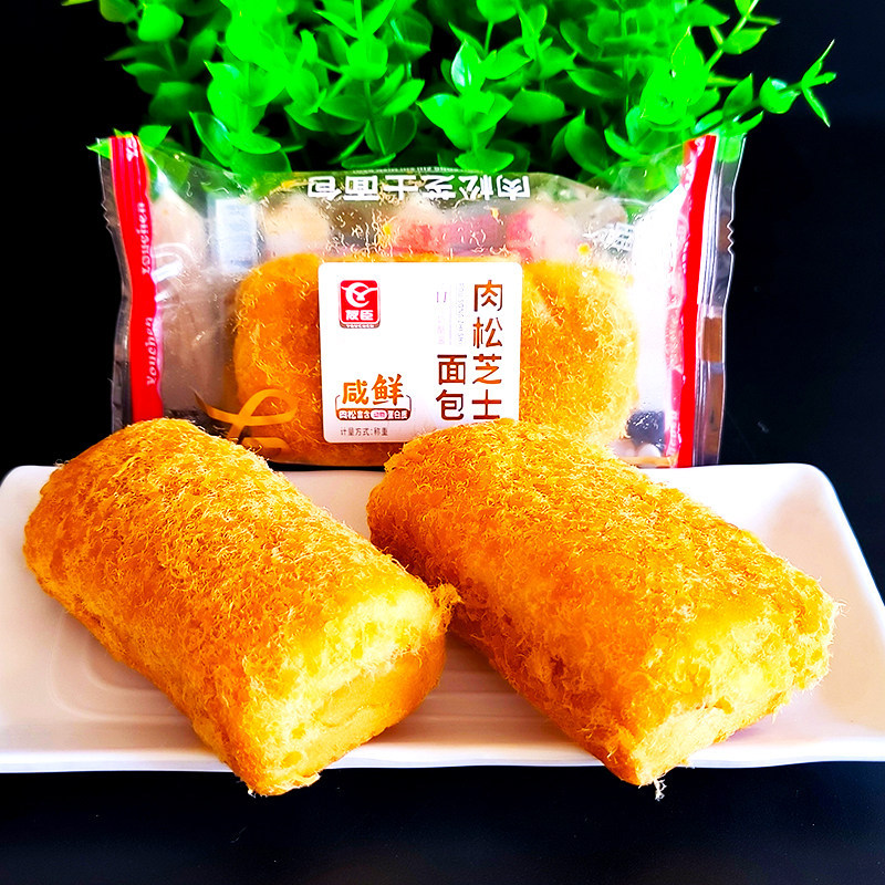 友臣肉松芝士面包独立包装咸味夹心蛋糕早餐代餐点心零食懒人网红