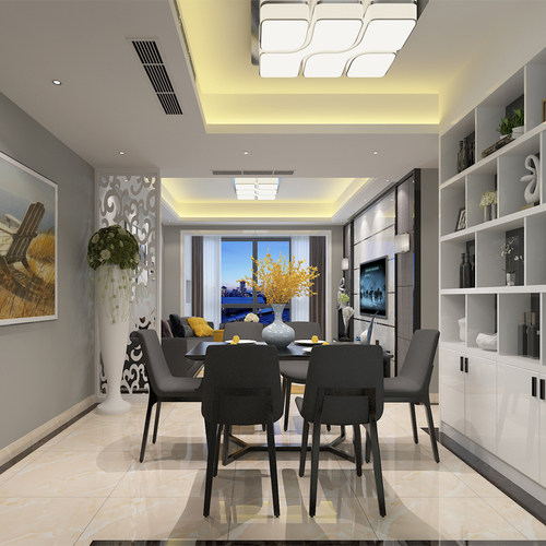 沈阳独立装修纯设计师室内家装服务房屋效果图轻奢小户型布局方案