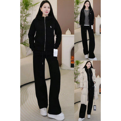 【原599丨拉夫某轮同款运动套装】磨毛秋冬加厚套装8031+8032