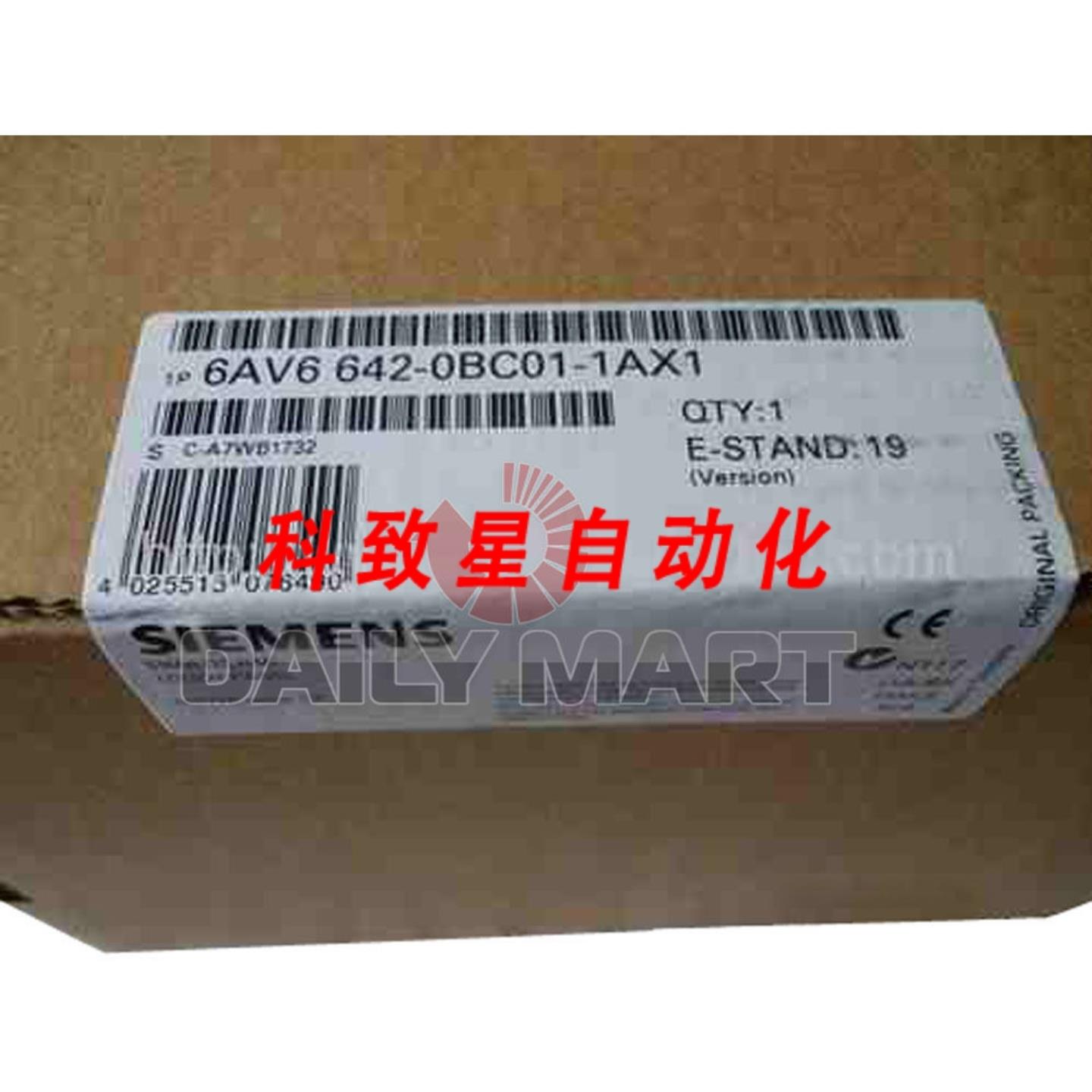 工业配件HMI6AV6642-0BC01-1AX1DP模式STN-DISPLAYPROFIBUS-DP协