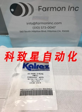工业配件KALREZ AS-568A O-RING K#011 COMPOUND:4079 2-011 AS-5