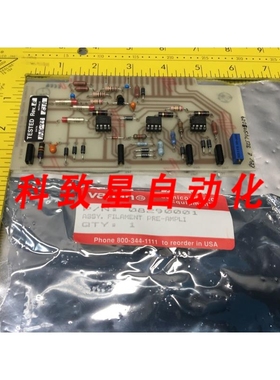 工业配件08290001 FILAMENT PREAMP PCB ASSY 122623