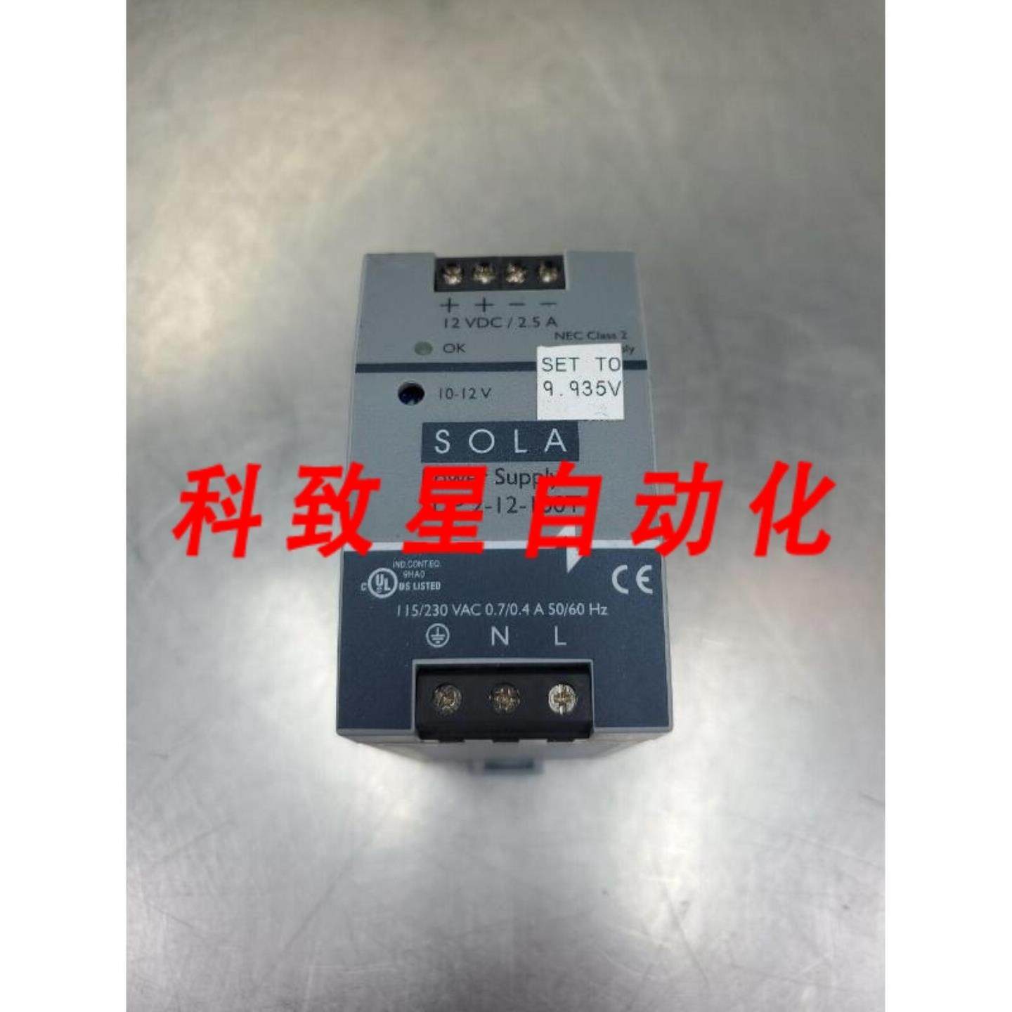 工业配件SOLA SDP2-12-100T电源 10-25A 4A-12