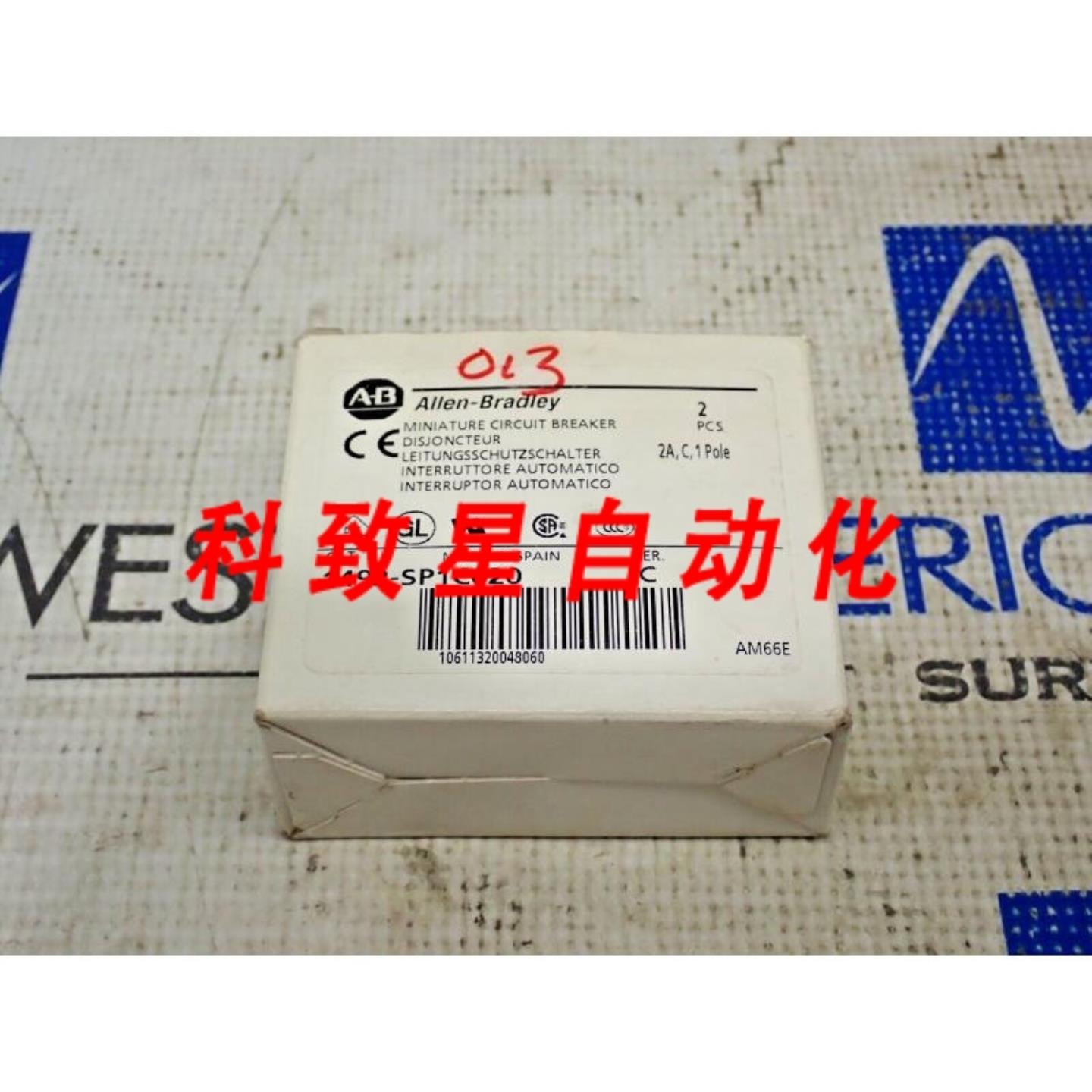 工业配件1492-SP1C020 1极2安240415V DIN导轨断路器数量 2