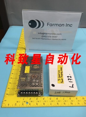 工业配件FORESIGHT 52-04002 POWER SUPPLY 24VDC 4.5A S-100F4 1