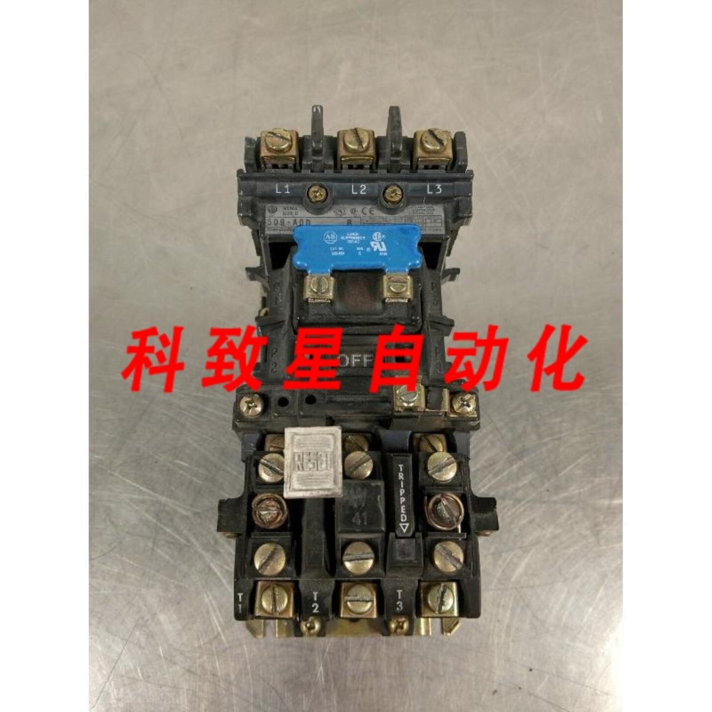 工业配件509-A0D系列B DIMENSION 0启动器18AMP 600VAC4E-10