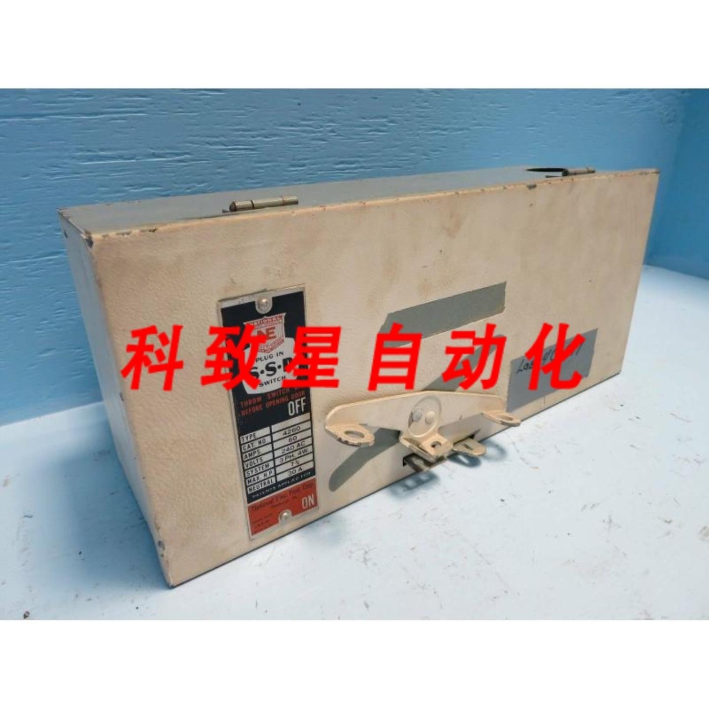 工业配件NATIONAL CAT#4260 60A 240V 3PH 4WSSP开关总线插头 NE