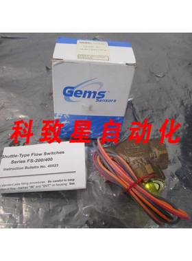 工业配件TRANS /GEMS GPM FS00 WATER FLOW SWITCH SSU 1 BRASS 1