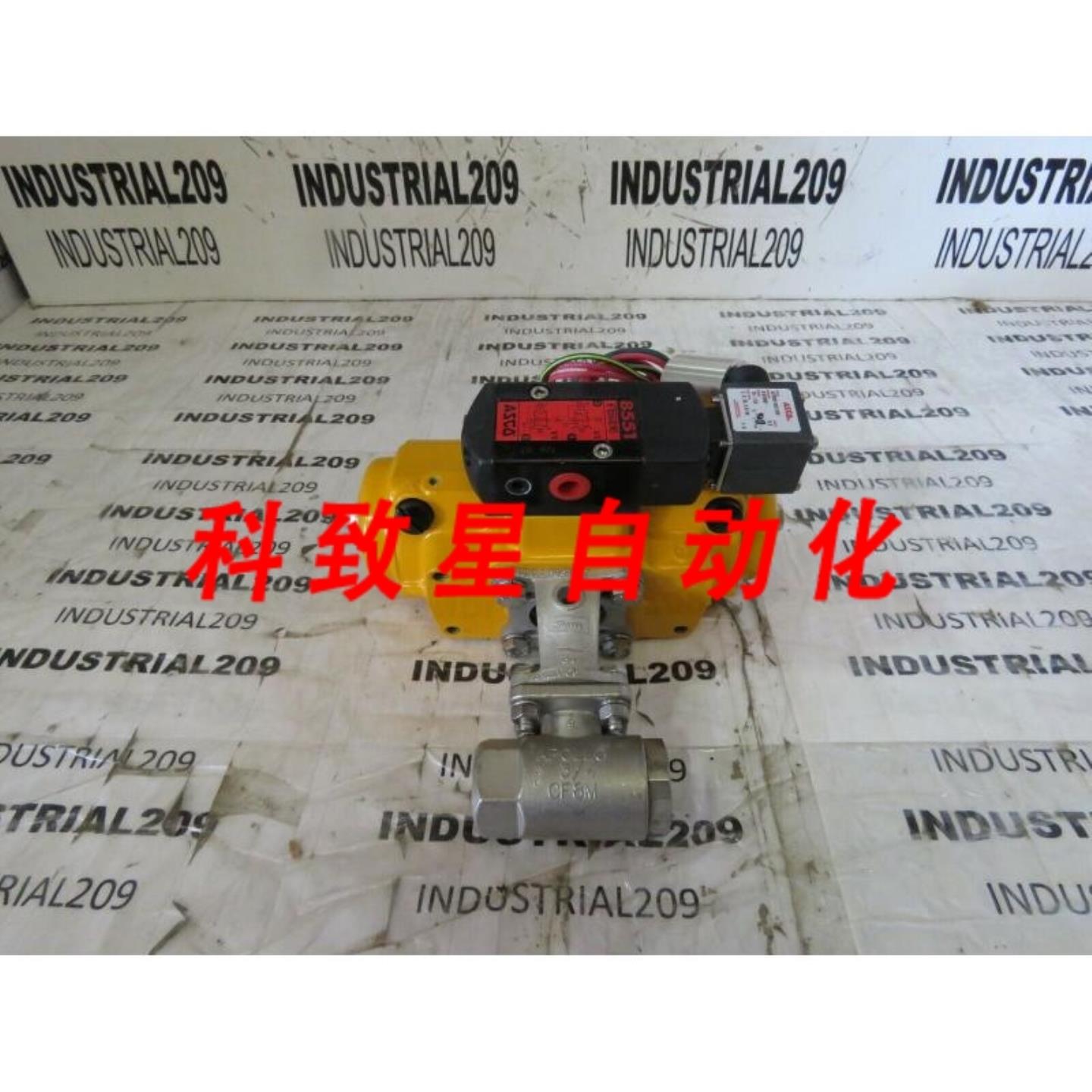 工业配件34英寸阀门CF8M带HYTORK-71执行器EIA-0071-S80-A00