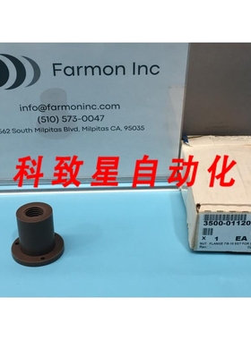 工业配件AMAT 3500-01120 NUT FLANGE 7/8-10 SST FOR LEAD SCREW