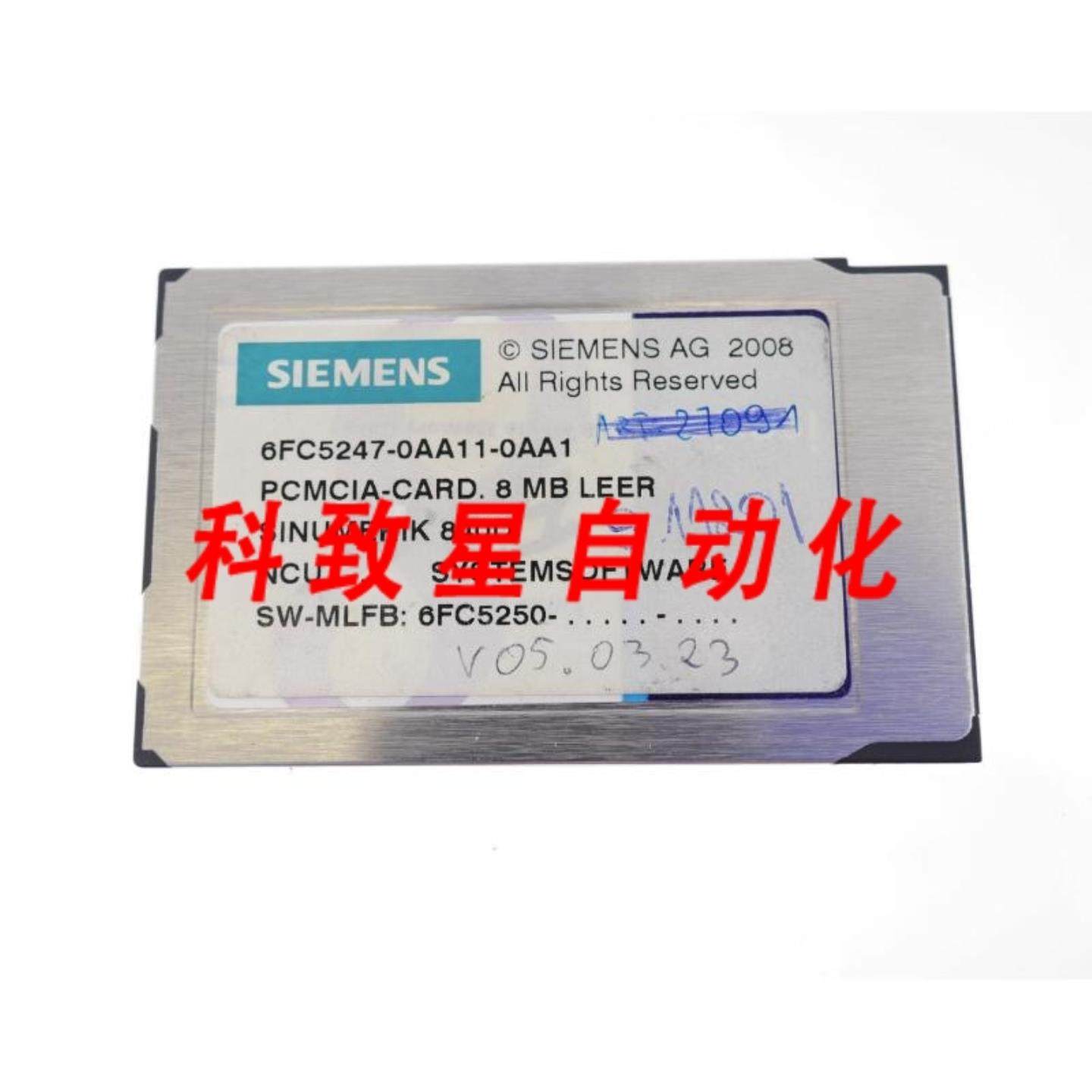 工业配件6FC5247-0AA11-0AA1 6FC52470AA110AA1 PCMCIA卡 8MB