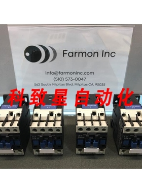 工业配件LC1D18BD 32A CONTACTOR 10HP 460V 24V DC COIL 127406