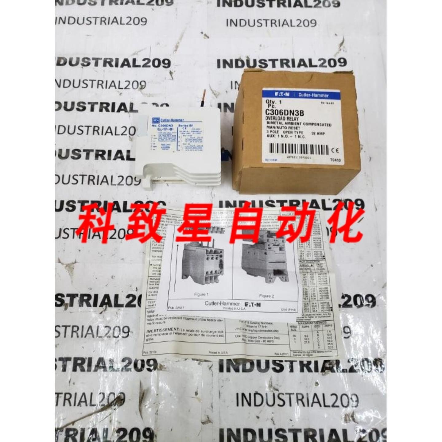 工业配件过载继电器C306DN3B