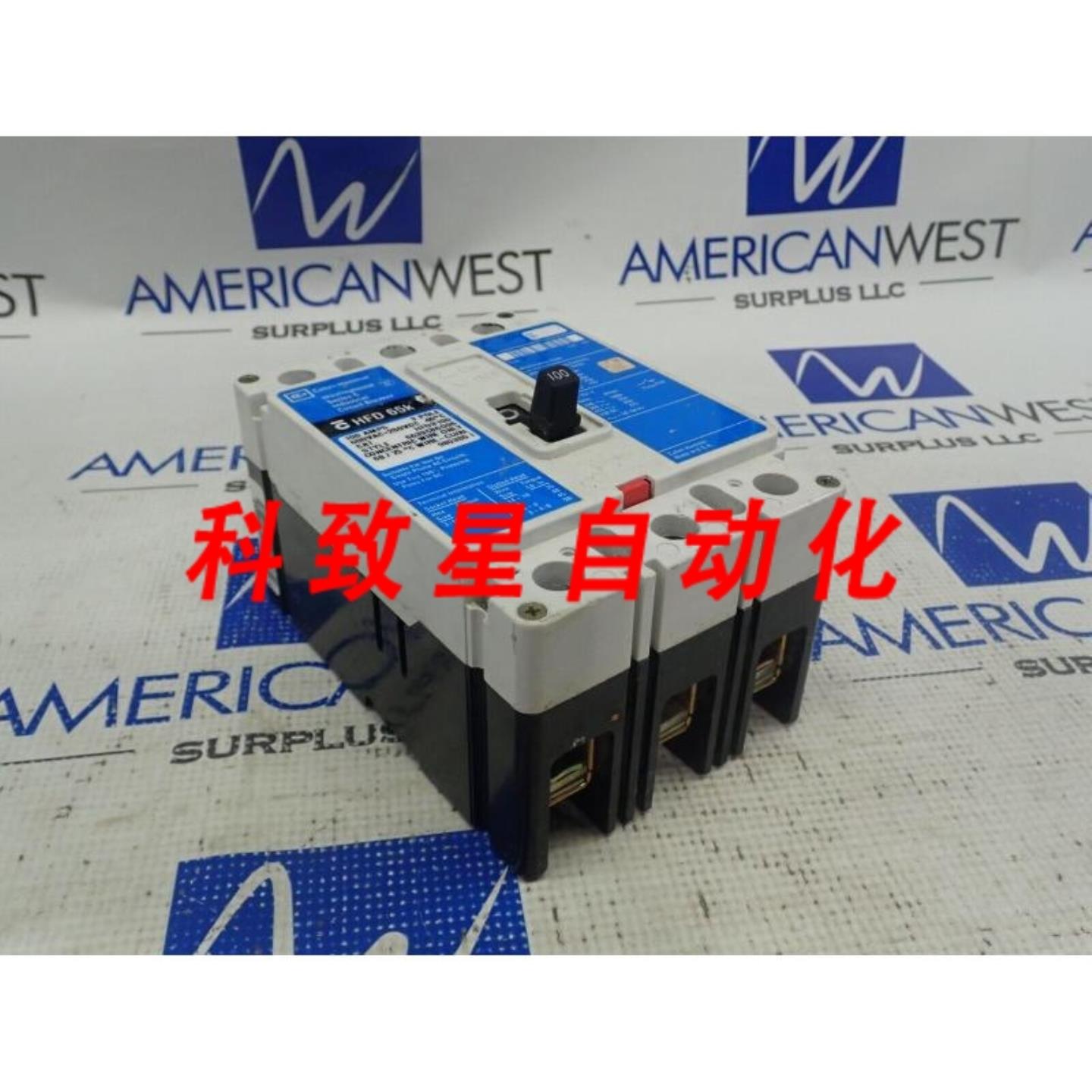 工业配件HFD3100 3极600V 65KA 480V 100A 式断路器