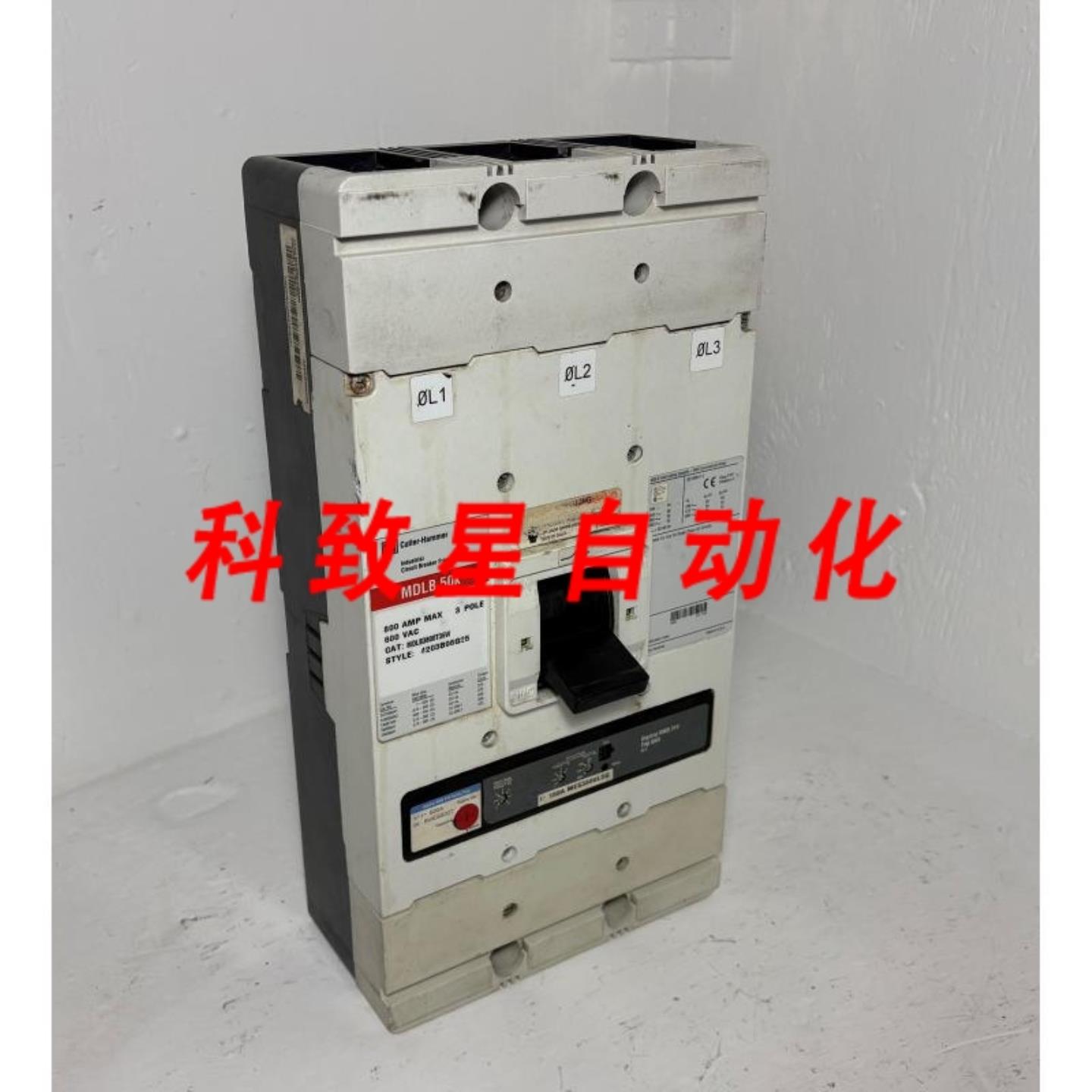 工业配件MDLB3800T35W 800A断路器带600安培插头 600V 3P