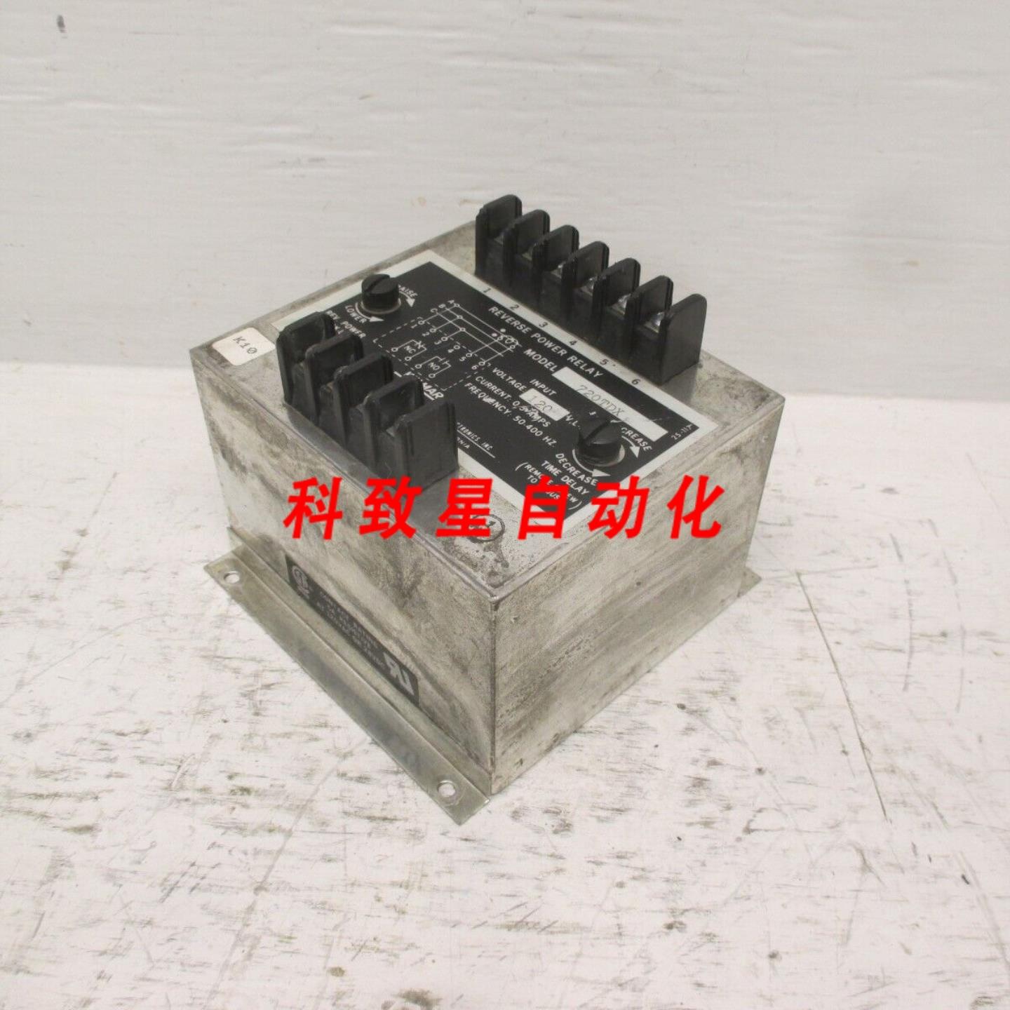 工业配件WILMAR反向功率继电器720TDX 120V 50-400 HZ 0-5安培 72