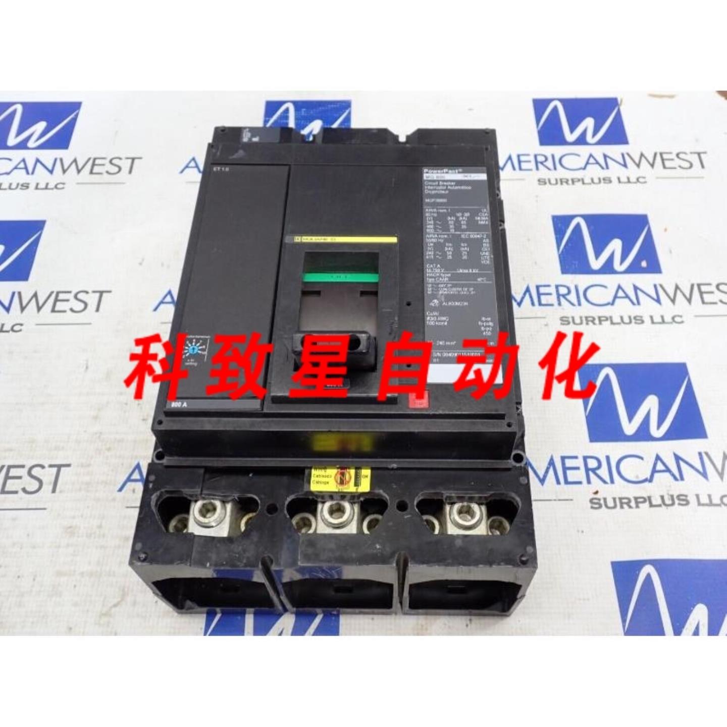 工业配件MGP36800 3极800安培 600伏35K POWERPACT断路器