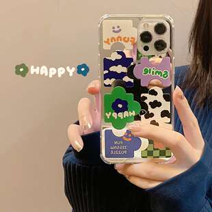 个性拼图pro苹果iphoneplus手机壳promax镜面防摔适用XR