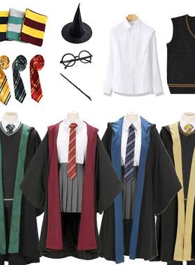 Halloween Harry Wizardry Robe Wizardry Robe Cosplay Cloak