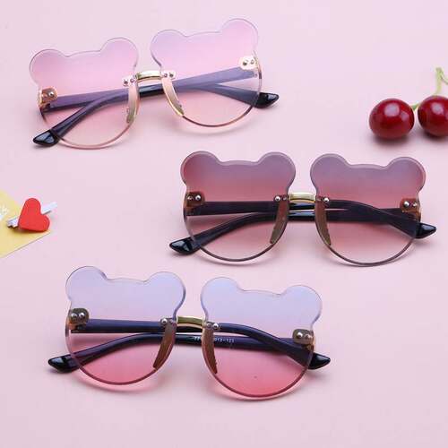 Cat Ears Frame Sunglasses Car Driving Children Kids