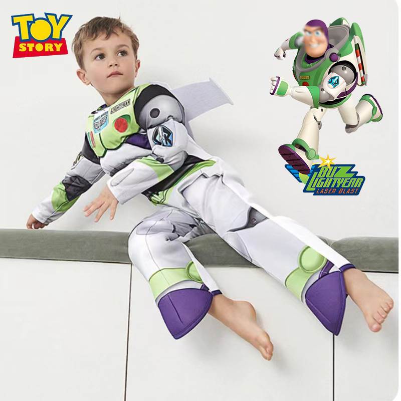 万圣节巴斯光年儿童Cosplay宇航员服装 Buzz Lightyear costume