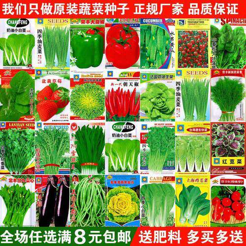 Vegetable seeds sown throughout the year, potted plants, ba