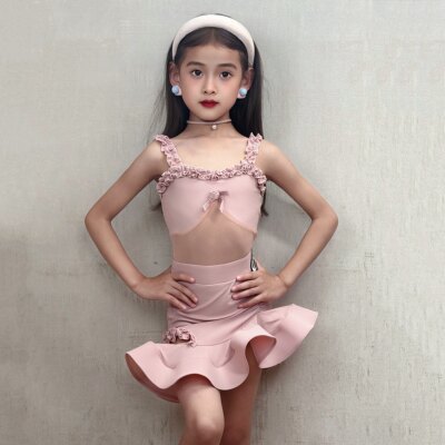 女童拉丁舞服高级感儿童演出服