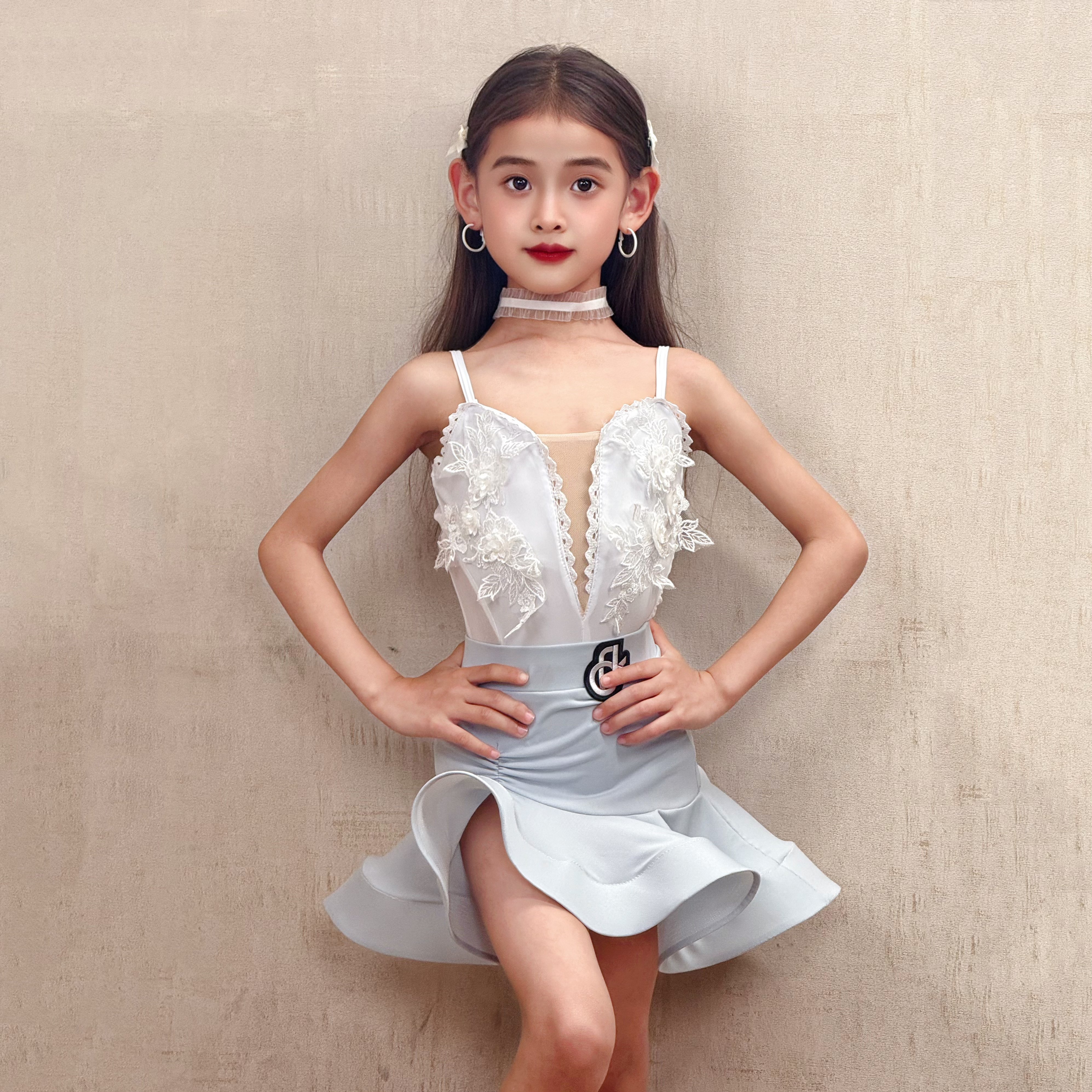 梵蒂恺拉丁舞服女童2025新款
