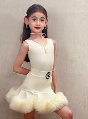 拉丁舞服女童2026新款练功服