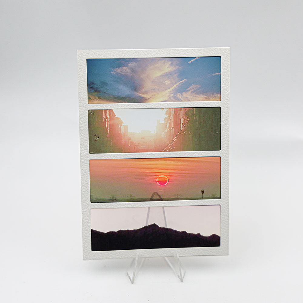 四联宽幅片夹反转胶片定制光影透卡拍得立幻灯片胶片夹