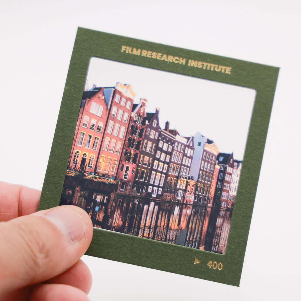 菲林研究所大拍立得款可定制胶片书签反转片投影胶片光影片送卡套