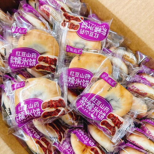 食尚先生红豆山药紫糯米饼小零食
