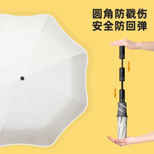 雨伞黑胶防晒防紫外线折叠太阳伞