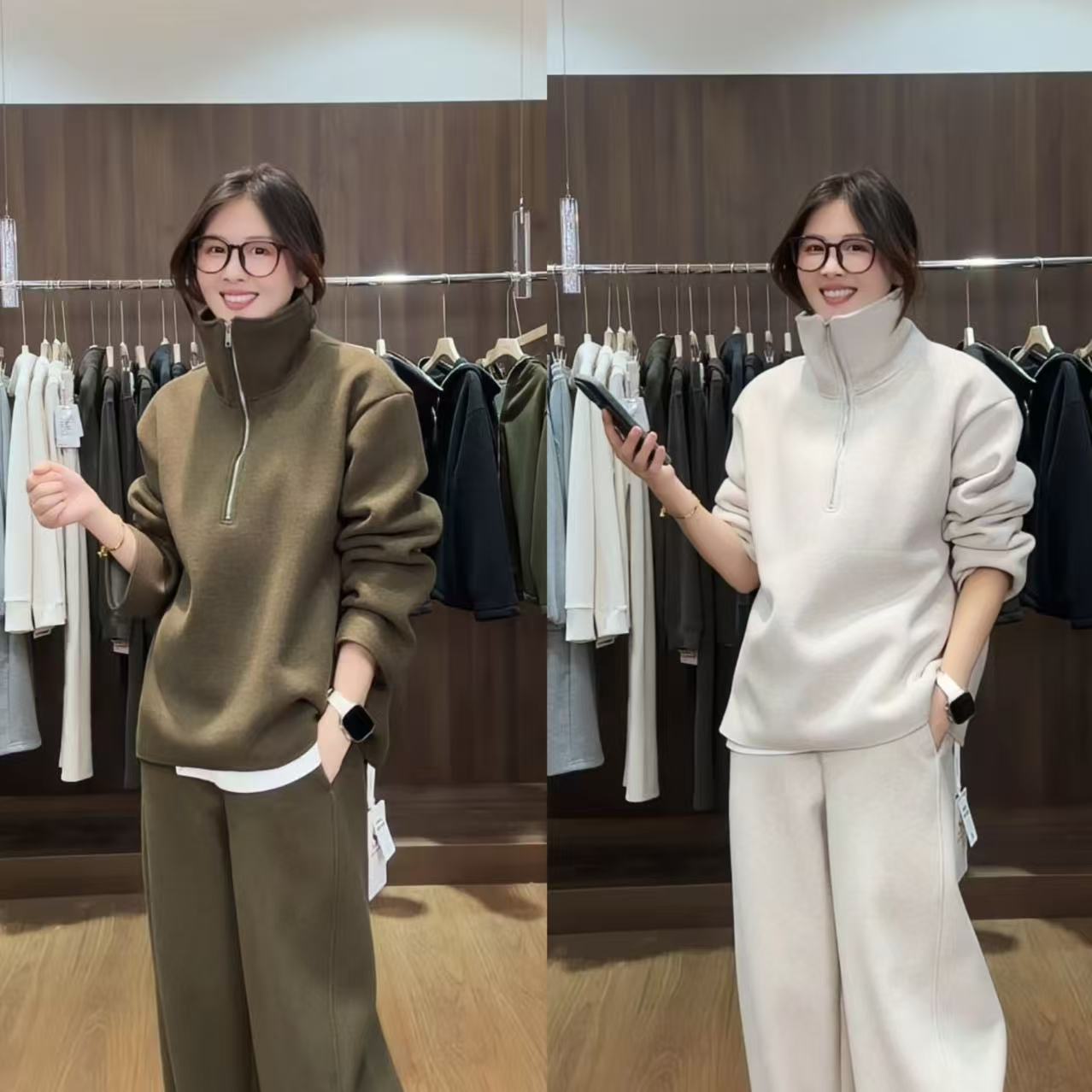 【大潘专享】慵懒新生 | 立领半拉上衣-3082